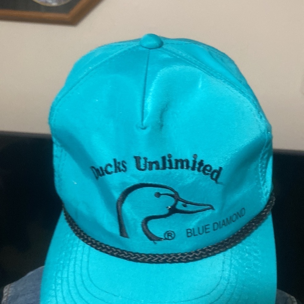 Duck unlimited blue diamond vintage hat - Picture 3 of 5